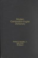 Cover for Modern Cambodian-English dictionary