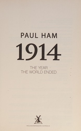 Cover for 1914
