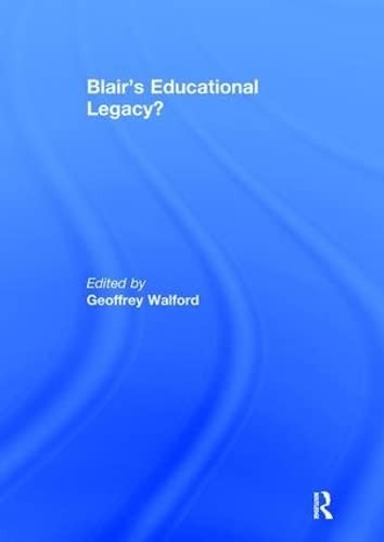 Cover for Blair's Educational Legacy?