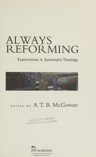 Cover for Always reforming