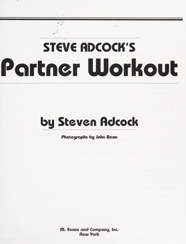 Cover for Steve Adcock's partner workout