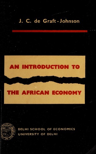 Cover for An introduction to the African economy
