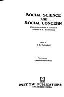 Cover for Social science and social concern