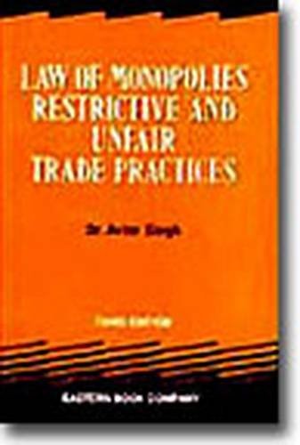 Cover for The Law of Monopolies, Restrictive and Unfair Trade Practices