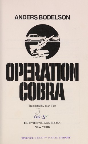 Cover for Operation Cobra