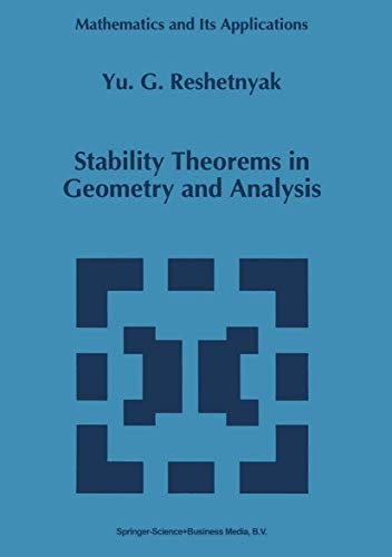 Cover for Stability Theorems in Geometry and Analysis