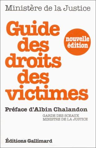 Cover for Guide des droits des victimes