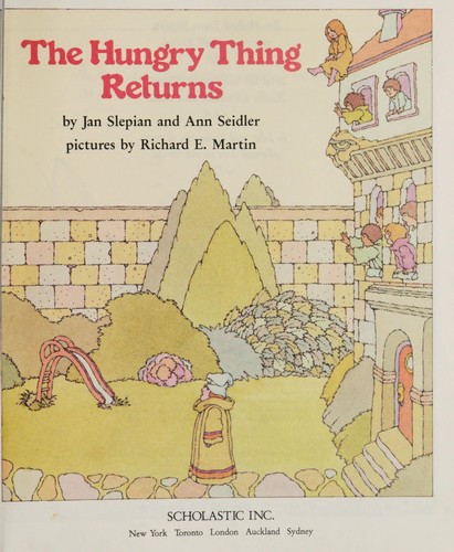 Cover for The hungry thing returns