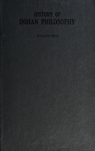 Cover for History of Indian philosophy