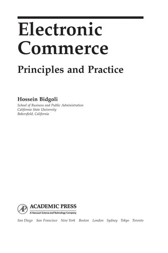 Cover for Electronic Commerce