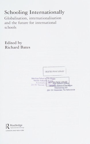 Cover for Schooling internationally