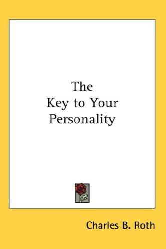 Cover for The Key to Your Personality