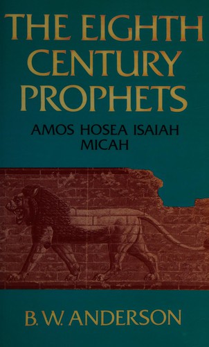 Cover for The eighth century prophets