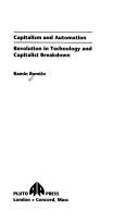 Cover for Capitalism and automation