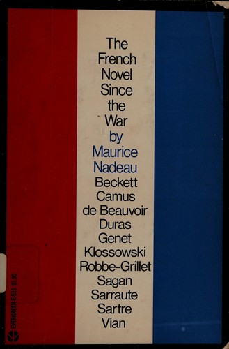 Cover for The French novel since the War.