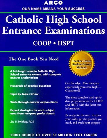 Cover for Catholic high school entrance examinations.
