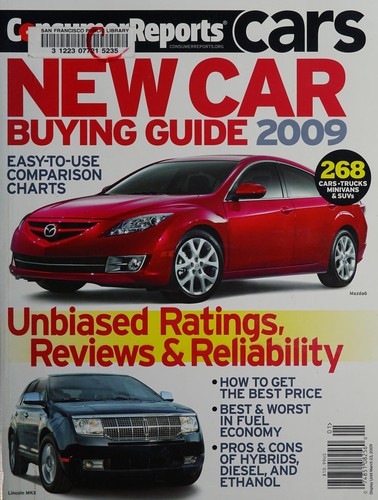 Cover for New car buying guide, 2009