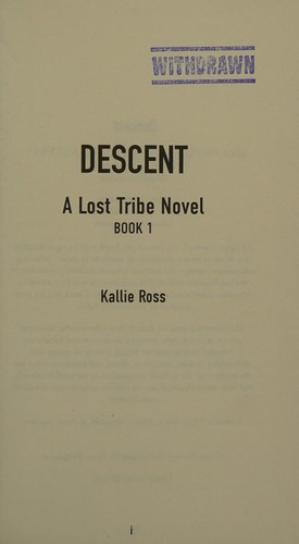 Cover for Descent