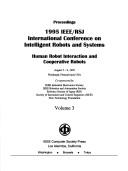 Cover for 1995 IEEE/RSJ International Conference on Intelligent Robots and Systems