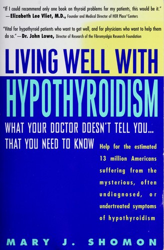 Cover for Living well with hypothyroidism
