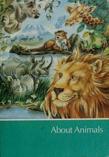 Cover for About animals.