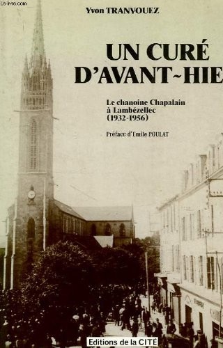 Cover for Un curé d'avant-hier
