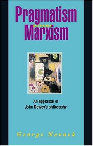 Cover for Pragmatism Versus Marxism