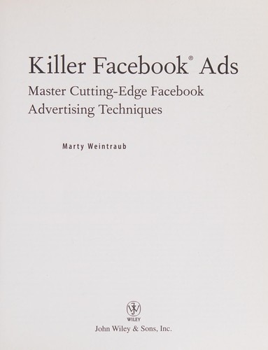 Cover for Killer Facebook ads