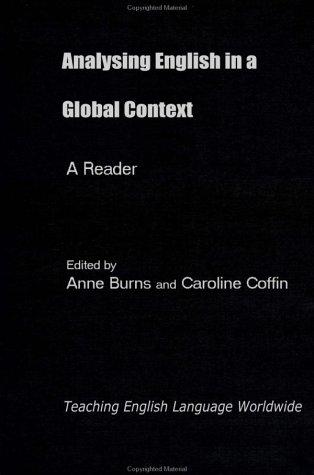 Cover for Analysing English in a global context