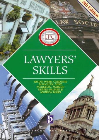 Cover for Lawyers' Skills (Legal Practice Course Guides)