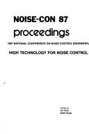 Cover for NOISE-CON 87