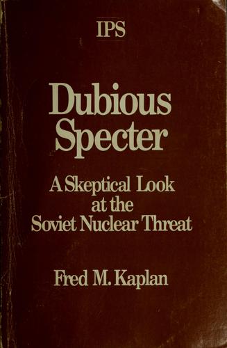 Cover for Dubious specter
