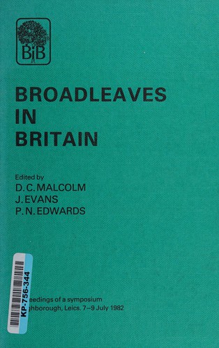 Cover for Broadleaves in Britain
