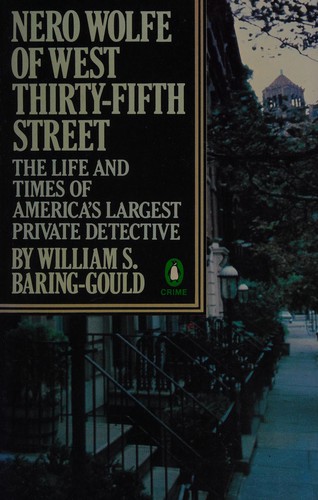 Cover for Nero Wolfe of West Thirty-fifth Street
