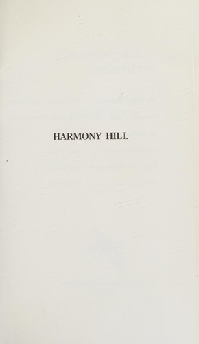 Cover for Harmony hill.