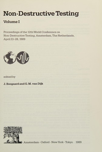Cover for Non-destructive testing