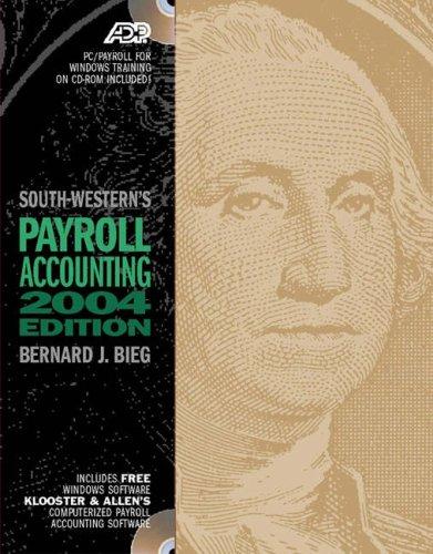 Cover for Payroll Accounting 2004 (Payroll Accounting)