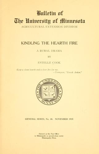 Cover for Kindling the hearth fire
