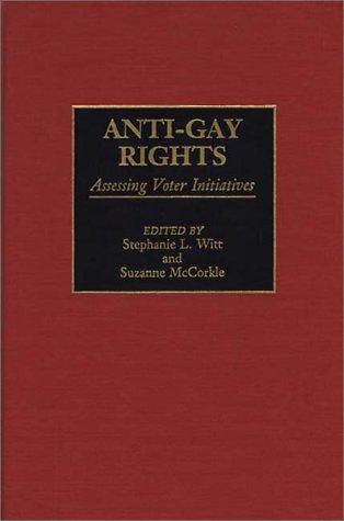 Cover for Anti-Gay Rights