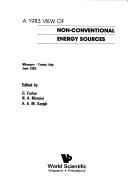Cover for A 1983 view of non-conventional energy sources