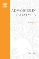 Cover for Advances in Catalysis and Related Subjects