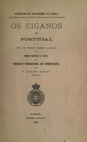 Cover for Os ciganos de Portugal