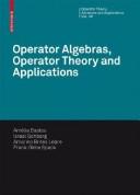 Cover for Operator algebras, operator theory and applications