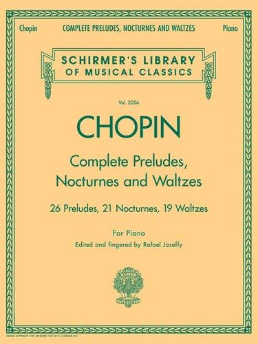 Cover for Chopin - Complete Preludes, Nocturnes and Waltzes