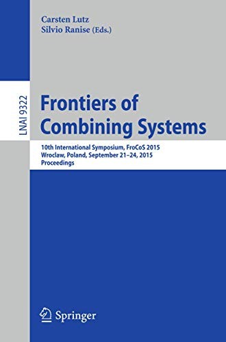 Cover for Frontiers of Combining Systems