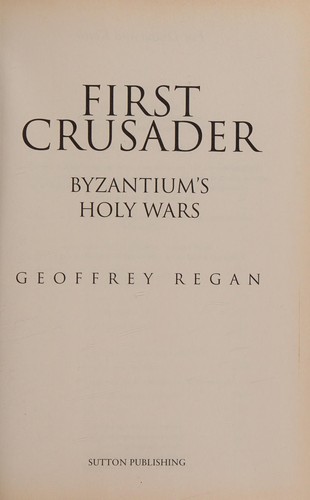 Cover for First crusader