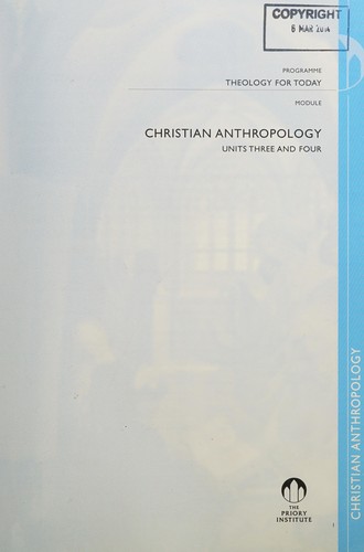 Cover for Christian Anthropology