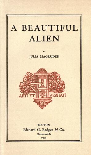 Cover for A beautiful alien