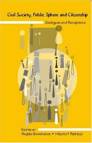 Cover for Civil Society, Public Sphere and Citizenship