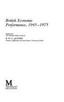 Cover for British economic performance, 1945-1975
